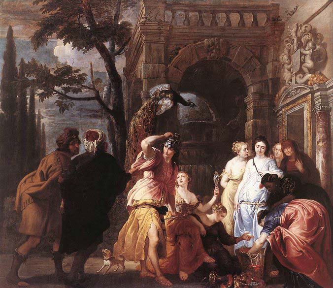 Erasmus Quellinus Achilles among the Daughters of Lycomedes